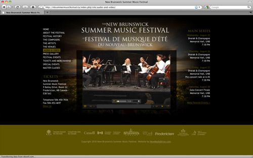 The New Brunswick Summer Music Festival