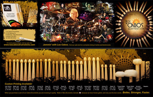 Los Cabos Drumsticks Catalogue